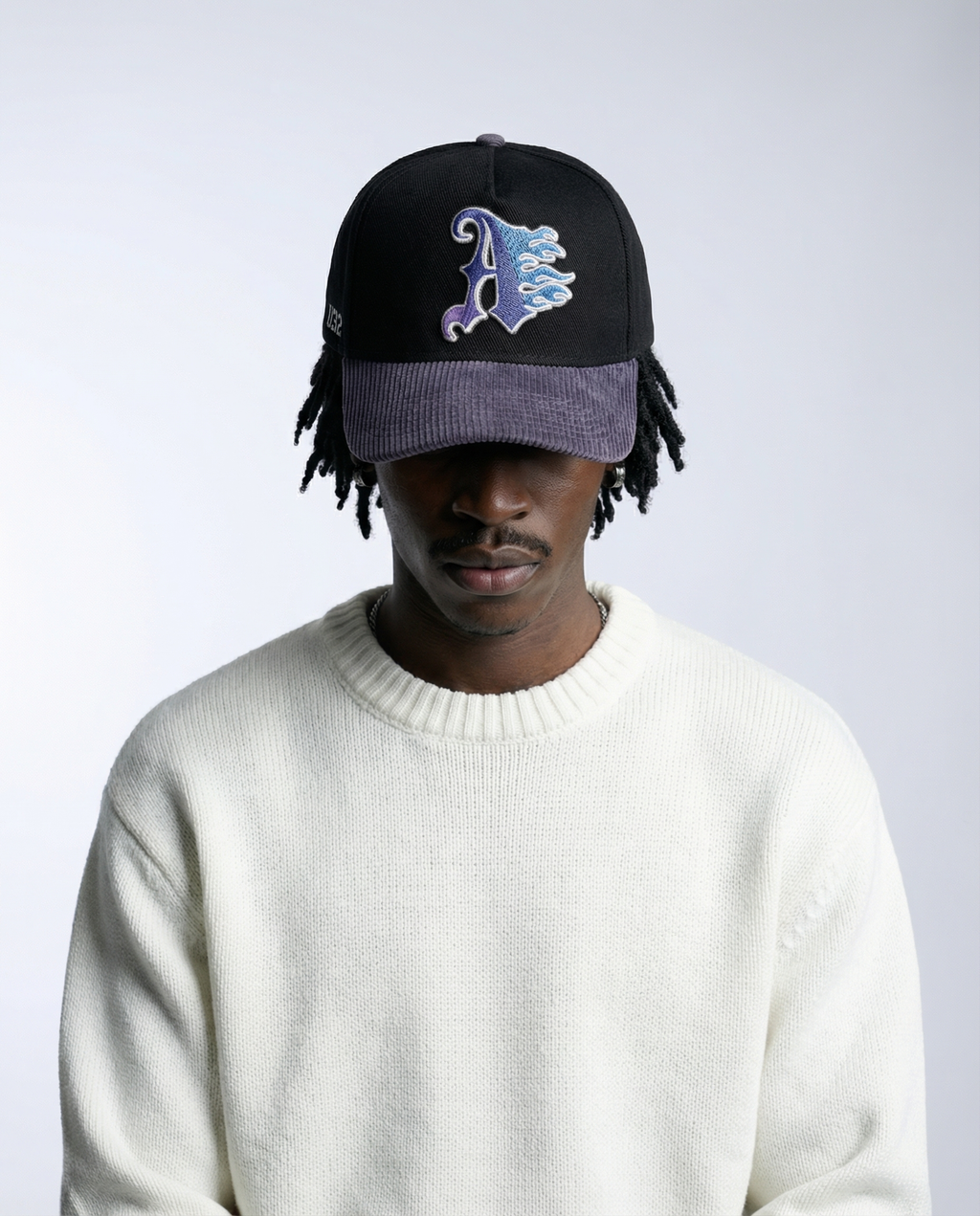 BLUE FLAMED CORDUROY